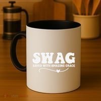 Swag Saved With Amazing Grace Jesus God Coffee Mug thumb 4