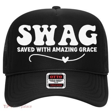 Swag Saved With Amazing Grace Jesus God Hat