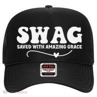 Swag Saved With Amazing Grace Jesus God Hat thumb 0
