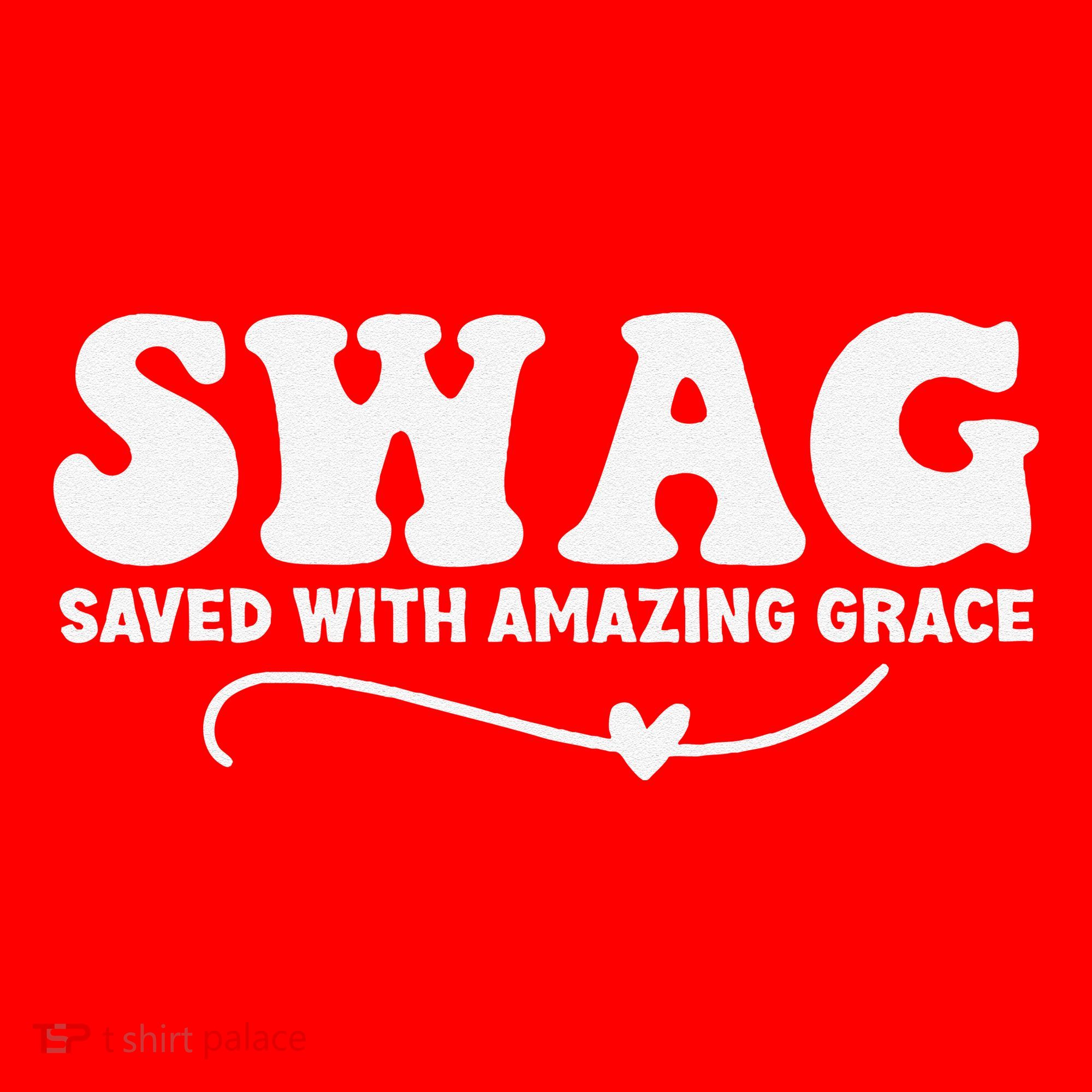 Swag Saved With Amazing Grace Jesus God Santa Hat