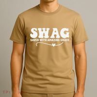 Swag Saved With Amazing Grace Jesus God T-Shirt thumb 3