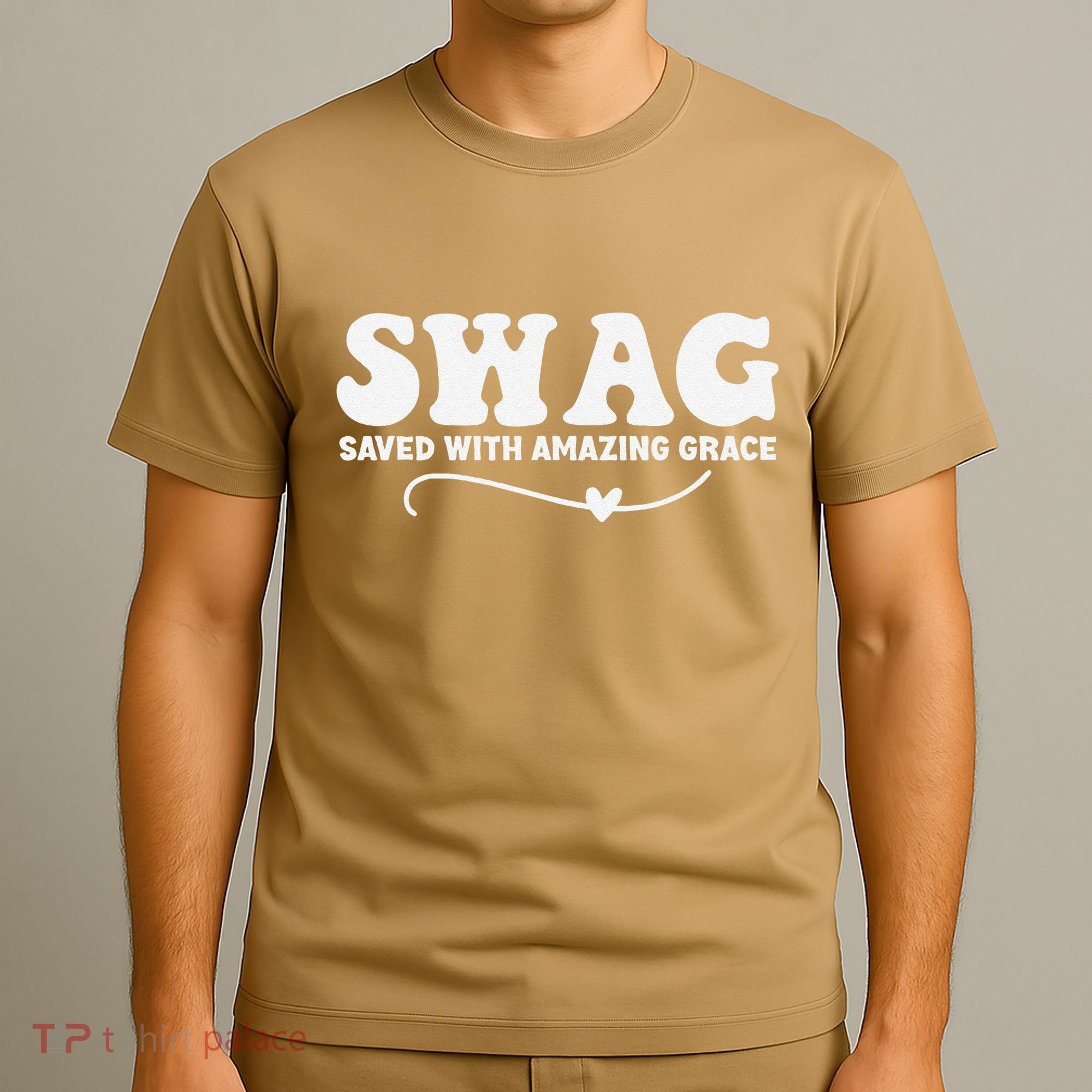 Swag Saved With Amazing Grace Jesus God T-Shirt