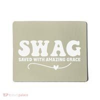 Swag Saved With Amazing Grace Jesus God Mousepad thumb 0