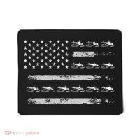 Snowmobile Sledding Winter Snow US Flag Snowmobiling Mousepad thumb 0