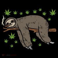 Sloth Smoking Weed Cannabis 420 Thc Marijuana Stoner Gift Women's Hoodie thumb 2