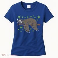 Sloth Smoking Weed Cannabis 420 Thc Marijuana Stoner Gift Women's T-Shirt thumb 0
