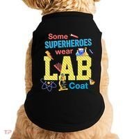 Some Superheroes Wear Lab Coat Lab Week Funny Medical Technologist Doggie Tank thumb 0