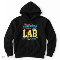 Some Superheroes Wear Lab Coat Lab Week Funny Medical Technologist Hoodie thumb 0