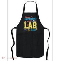 Some Superheroes Wear Lab Coat Lab Week Funny Medical Technologist Apron thumb 0