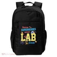 Some Superheroes Wear Lab Coat Lab Week Funny Medical Technologist Backpack thumb 0