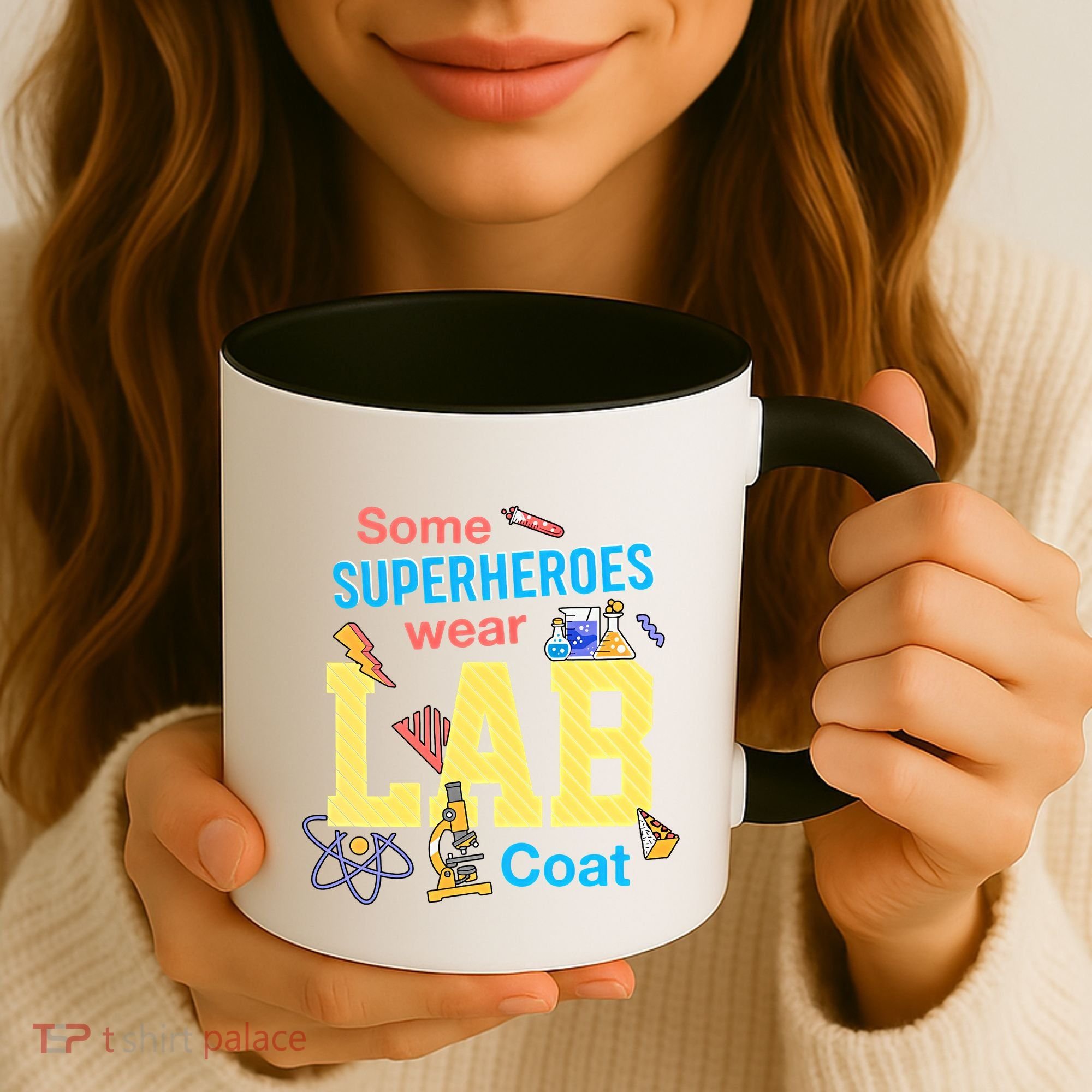 Some Superheroes Wear Lab Coat Lab Week Funny Medical Technologist Coffee Mug