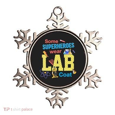 Some Superheroes Wear Lab Coat Lab Week Funny Medical Technologist Ornament