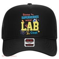 Some Superheroes Wear Lab Coat Lab Week Funny Medical Technologist Hat thumb 0
