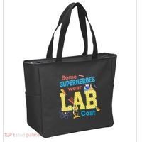 Some Superheroes Wear Lab Coat Lab Week Funny Medical Technologist Tote Bag thumb 2
