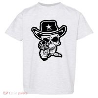 Sheriff Skull With Gun Toddler T-Shirt thumb 0