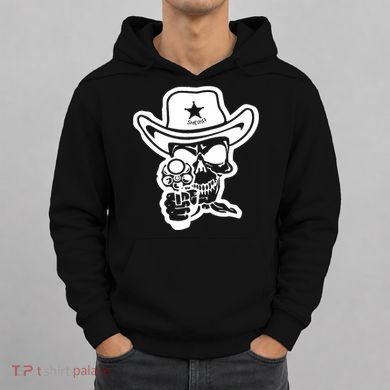 Sheriff Skull With Gun Hoodie