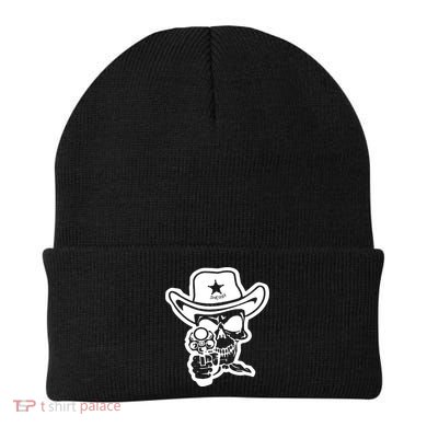Sheriff Skull With Gun Beanie