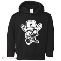 Sheriff Skull With Gun Toddler Hoodie thumb 0