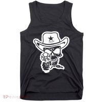 Sheriff Skull With Gun Tank Top thumb 0