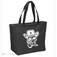 Sheriff Skull With Gun Tote Bag thumb 2