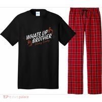 Sketch Streamer Whats Up Brother Funny Tuesday Pajama Set thumb 0