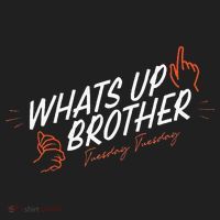Sketch Streamer Whats Up Brother Funny Tuesday Golf Towel thumb 3