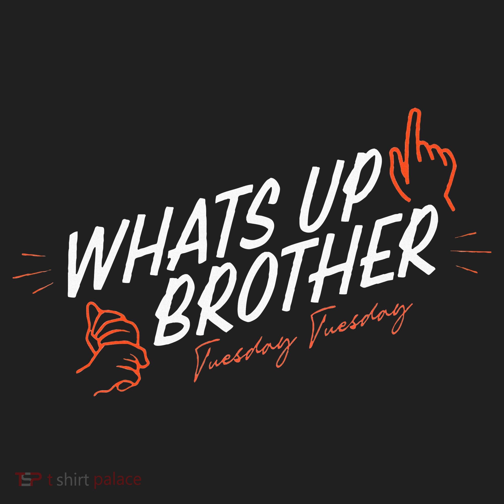 Sketch Streamer Whats Up Brother Funny Tuesday Golf Towel