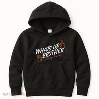 Sketch Streamer Whats Up Brother Funny Tuesday Kids Hoodie thumb 0