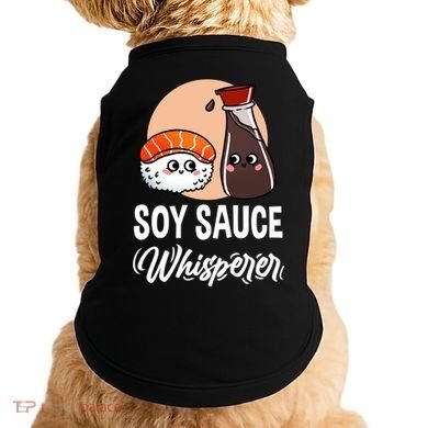 Soy Sauce Whisperer For Sushi Lover Gift Doggie Tank