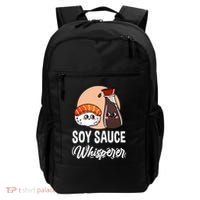 Soy Sauce Whisperer For Sushi Lover Gift Backpack thumb 0