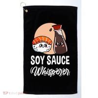 Soy Sauce Whisperer For Sushi Lover Gift Golf Towel thumb 0