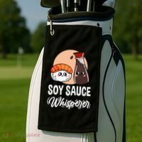 Soy Sauce Whisperer For Sushi Lover Gift Golf Towel thumb 2
