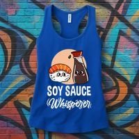 Soy Sauce Whisperer For Sushi Lover Gift Women's Tank Top thumb 3