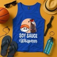 Soy Sauce Whisperer For Sushi Lover Gift Tank Top thumb 4