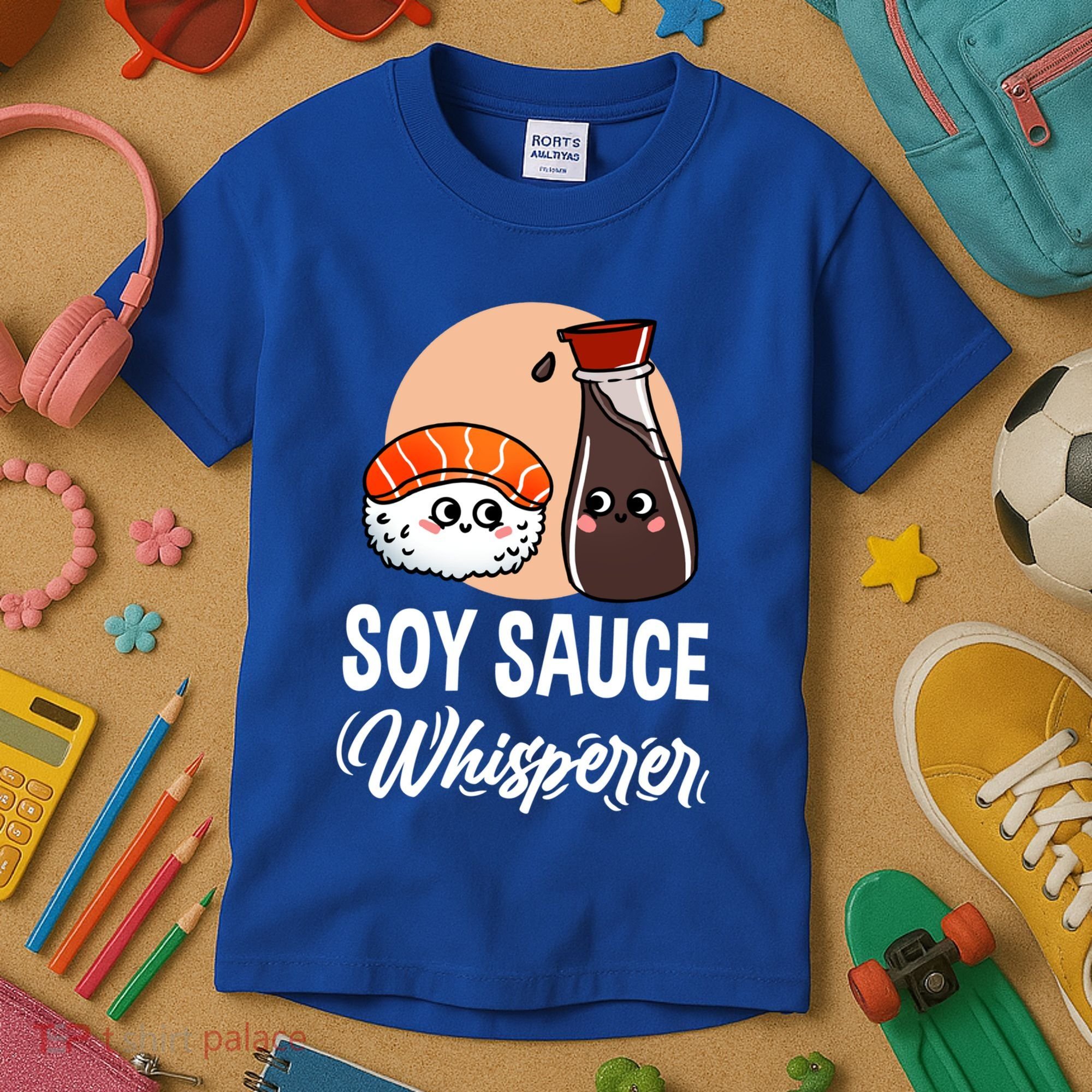 Soy Sauce Whisperer For Sushi Lover Gift Kids T-Shirt