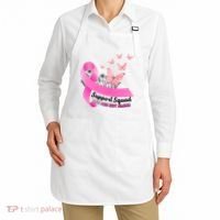 Support Squad You Are Not Alone Breast Cancer Butterfly Ribbon Apron thumb 2