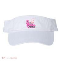 Support Squad You Are Not Alone Breast Cancer Butterfly Ribbon Visor thumb 0
