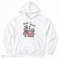 Splish Splash You Opinion Is Trash Funny Skunk Hoodie thumb 0