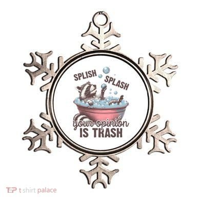 Splish Splash You Opinion Is Trash Funny Skunk Ornament