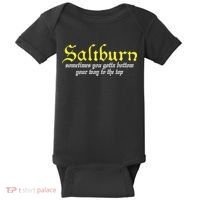 Saltburn Sometimes You Gotta Bottom Your Way To The Top Baby Bodysuit thumb 0