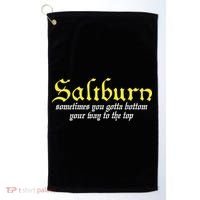 Saltburn Sometimes You Gotta Bottom Your Way To The Top Golf Towel thumb 0