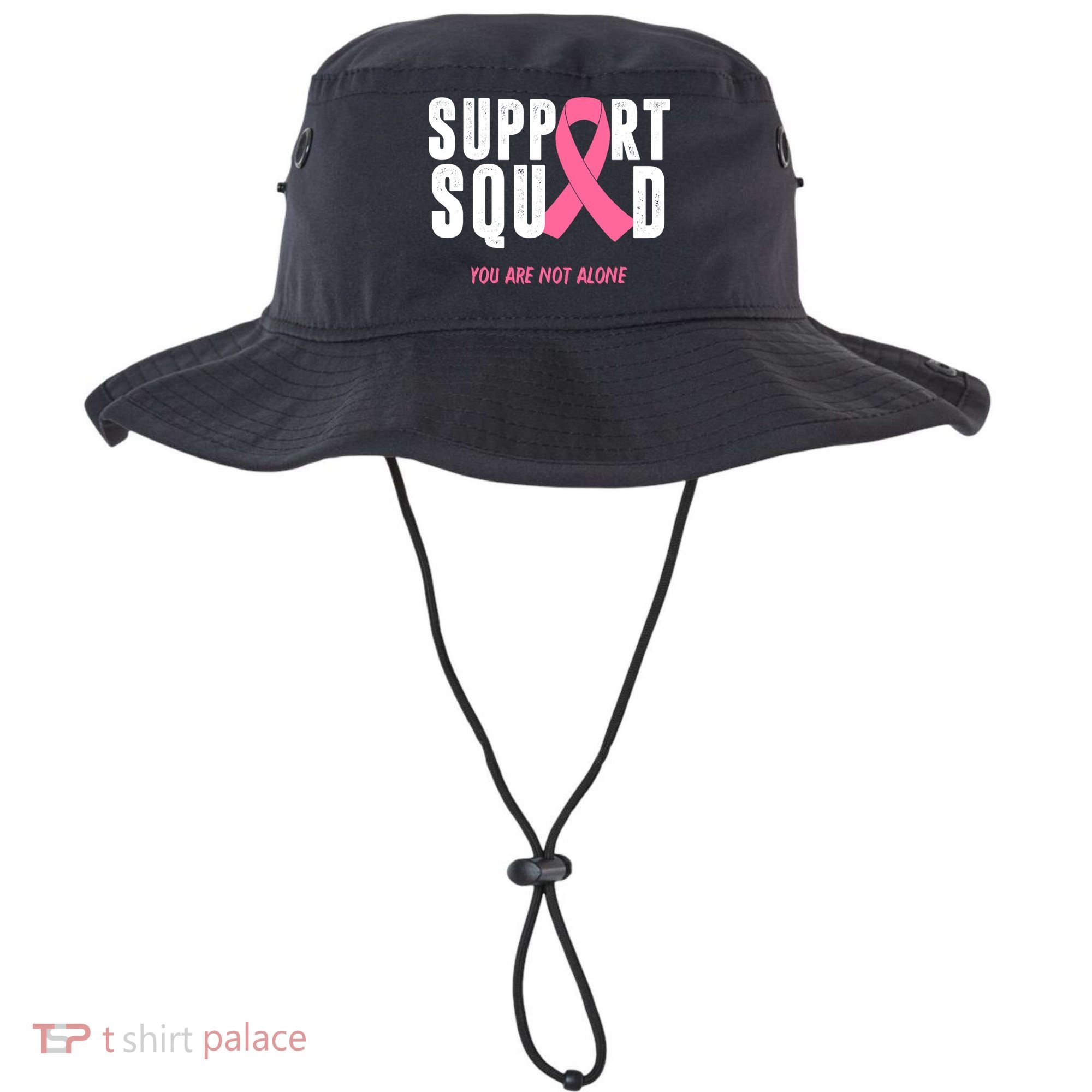Support Squad You Are Not Alone Cancer Bucket Hat