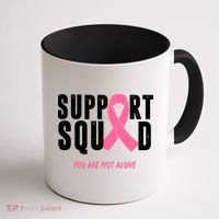 Support Squad You Are Not Alone Cancer Coffee Mug thumb 1