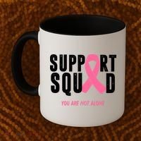 Support Squad You Are Not Alone Cancer Coffee Mug thumb 2