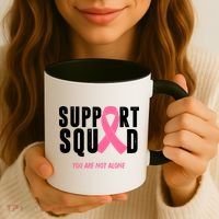 Support Squad You Are Not Alone Cancer Coffee Mug thumb 3