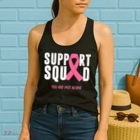 Support Squad You Are Not Alone Cancer Women's Tank Top thumb 2