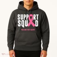 Support Squad You Are Not Alone Cancer Hoodie thumb 2