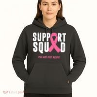 Support Squad You Are Not Alone Cancer Hoodie thumb 5