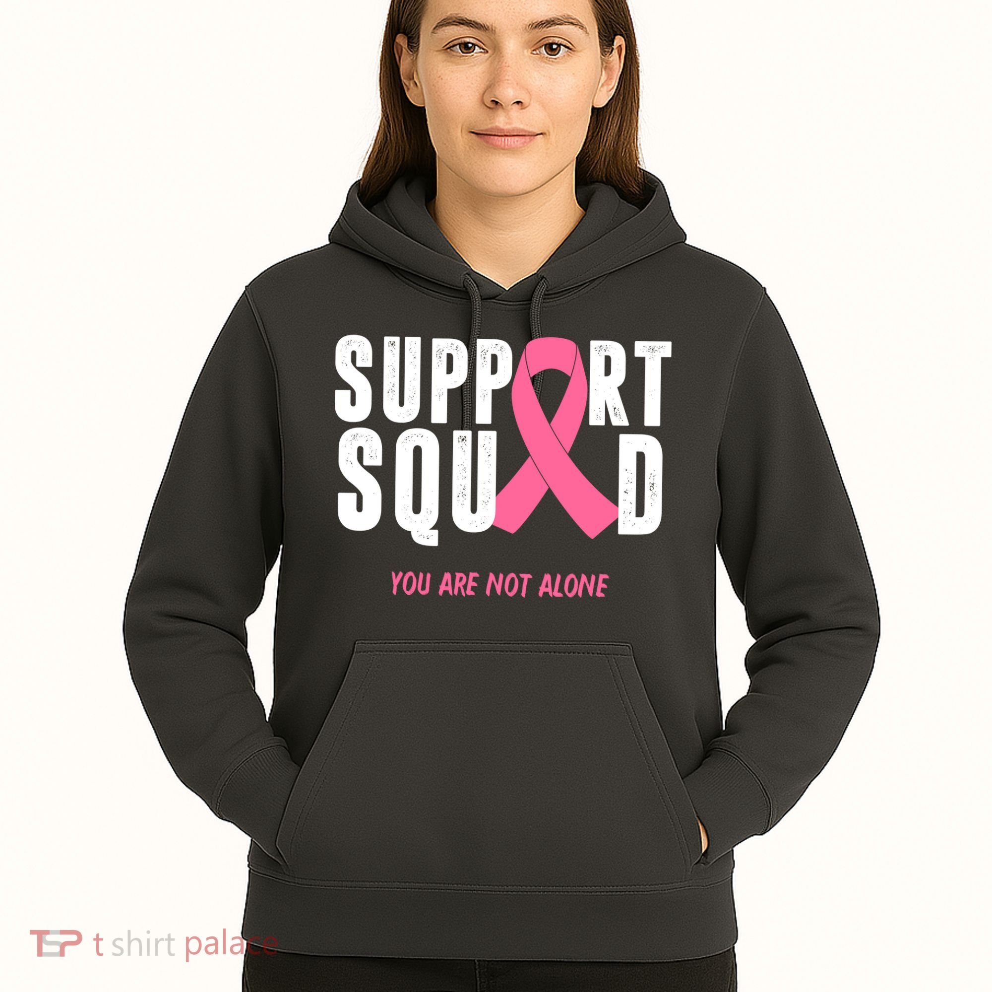 Support Squad You Are Not Alone Cancer Hoodie