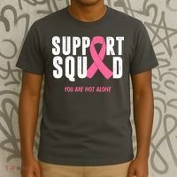 Support Squad You Are Not Alone Cancer T-Shirt thumb 3